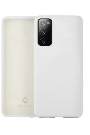 Coverzs Coque silicone de luxe Samsung Galaxy S20 (blanc) Bon Marché