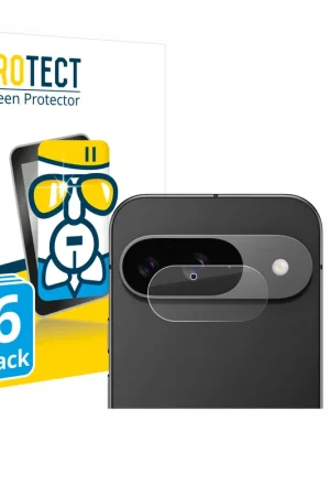 Prix Bas 6 Pièces BROTECT AirGlass Protection d'écran en verre pour Google Pixel 9 (Caméra UNIQUEMENT)