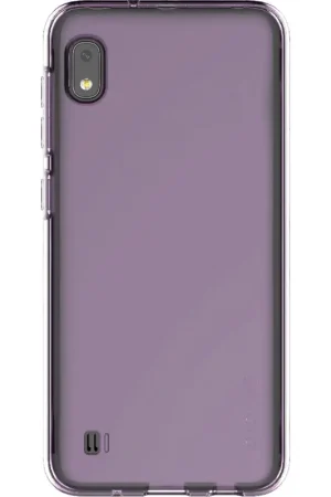 Offre Exclusive Coque pour Galaxy A10 A105 semi-rigide transparente rose Designed for Samsung