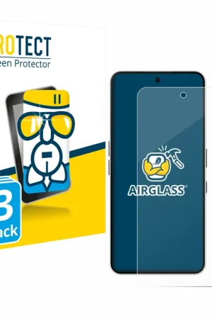 3 Pièces BROTECT AirGlass Protection d'écran en verre pour Nothing Phone (3a) Quantité Limitée