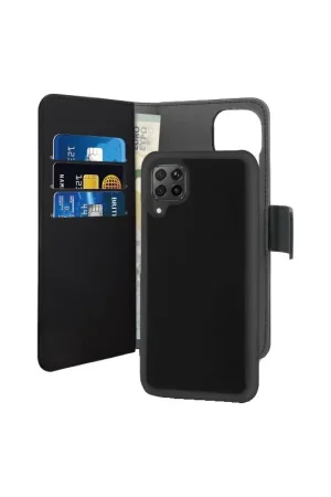Etui folio Huawei P40 Lite et Coque Magnétique Noir Puro Meilleur Prix