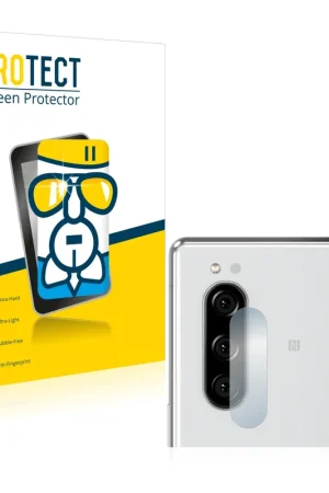 Bon Marché BROTECT AirGlass Protection d'écran en verre pour Sony Xperia 5 (Caméra UNIQUEMENT)