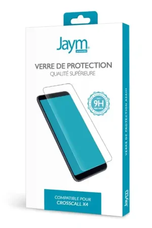 VERRE TREMPE PREMIUM ASAHI 2.5D POUR CROSSCALL X4 - JAYM Bon Marché