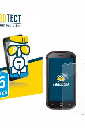 Meilleure Vente 6 Pièces BROTECT AirGlass Protection d'écran en verre pour Unihertz Jelly Star