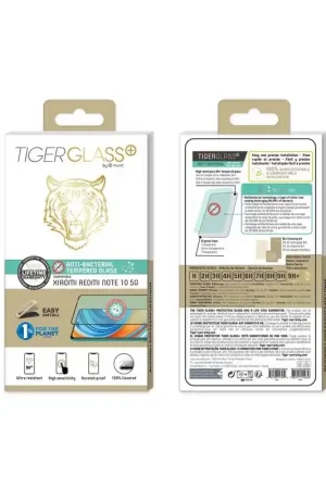 Verre trempé Xiaomi Redmi Note 10 5G - antibactérien Tiger Glass Prix Réduit