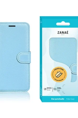 Prix Bas Étui Portefeuille Zanae pour Redmi A1 / A2 Bleu clair
