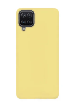 Commande En Gros xoxo Wildhearts Coque silicone Pantone Samsung Galaxy A12 (jaune)