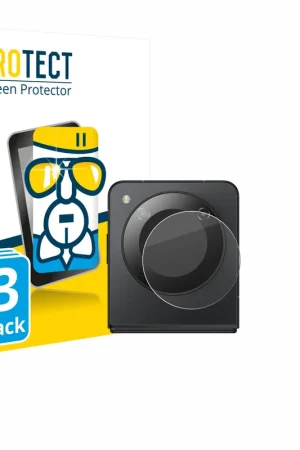 Meilleur Choix 3 Pièces BROTECT AirGlass Protection d'écran en verre pour Nubia Flip 5G (Caméra UNIQUEMENT)