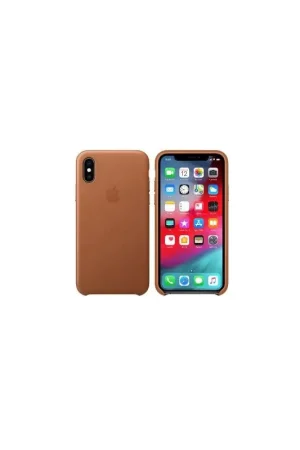 Satisfait Ou Remboursé COQUE ORIGINE Apple iPhone Xs CUIR MARRON