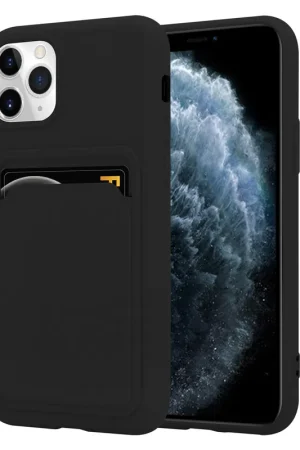 ShieldCase Coque silicone porte carte iPhone 11 Pro (noir) Satisfait Ou Remboursé