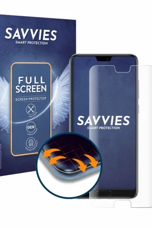 Expédié Aujourd’hui 4 Pièces Savvies Full-Screen Protection Ecran pour Huawei P20 Pro