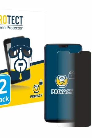 Offre Spéciale 2 Pièces BROTECT Protecteur d'écran Privacy Clear pour OnePlus 6