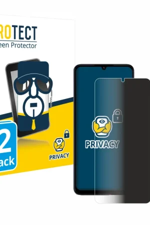 2 Pièces BROTECT Protecteur d'écran Privacy Clear pour Xiaomi Poco C65 Nouveauté