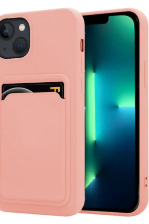 Prix Choc ShieldCase iPhone 13 Pro Max avec porte-cartes (rose)