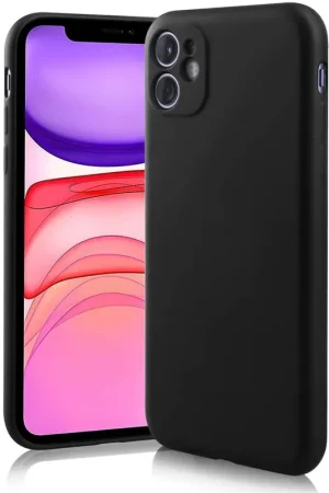 ShieldCase Coque silicone avec protection caméra iPhone 11 (noir) Quantité Limitée