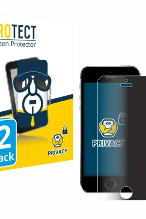 Paiement Sécurisé 2 Pièces BROTECT Protecteur d'écran Privacy Clear pour Apple iPhone SE 2016