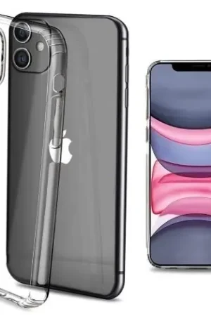 Offre Du Jour ShieldCase Coque silicone avec protection caméra iPhone 12 (transparent)