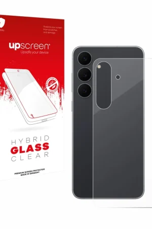 Offre Du Jour upscreen Hybrid Glass Clear Premium Protection d'écran en verre pour Samsung Galaxy S25 FE (Arrière)