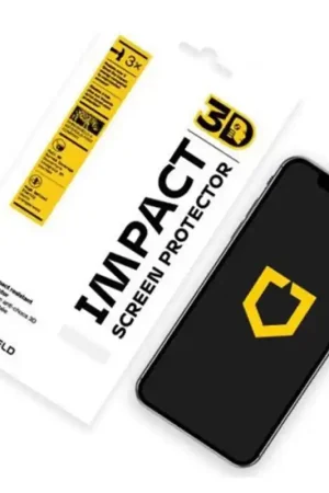 Dernier Modèle PROTECTION SOUPLE ECRAN ANTI-CHOCS 3D IMPACT FRAME NOIRE POUR APPLE IPHONE 12 / 12 PRO (6.1) - RHINOSHIELD