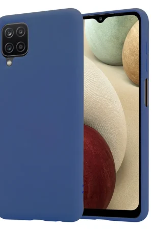 Livraison Gratuite ShieldCase Coque silicone Samsung Galaxy A12 (bleu)