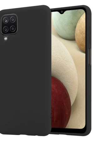 ShieldCase Coque silicone Samsung Galaxy A12 (noir) Offre Limitée