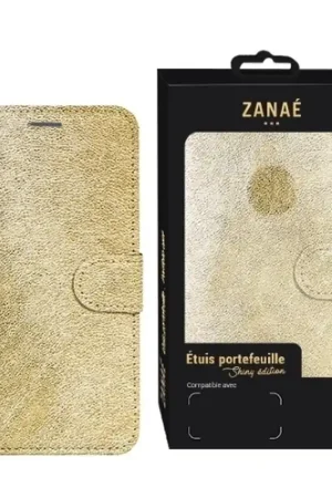 Promotion Saisonnière Étui Portefeuille Zanae Shiny pour iPhone 12 Mini