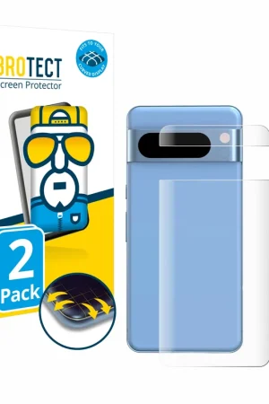 Solde 2 Pièces BROTECT Flex Full-Cover film de protection pour Google Pixel 8 Pro (Arrière)