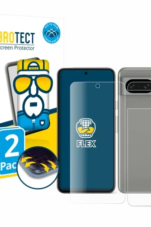 2 Pièces BROTECT Flex Full-Cover film de protection pour Google Pixel 8 (Avant+Arrière) Jusqu’à Épuisement Des Stocks