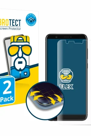Produit De Marque 2 Pièces BROTECT Flex Full-Cover film de protection pour Huawei P smart 2018
