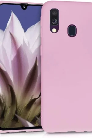 Nouvelle Collection ShieldCase Coque silicone Samsung Galaxy A40 (rose)