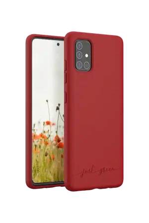 Coque Samsung Galaxy A51 Rouge Just Green Acheter Direct