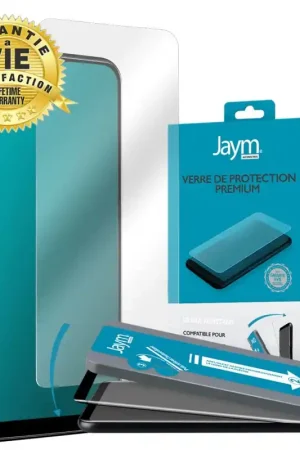 Commande En Gros VERRE TREMPE POUR SAMSUNG GALAXY A14 4G / 5G PREMIUM 2.5D AVEC APPLICATEUR  - JAYM