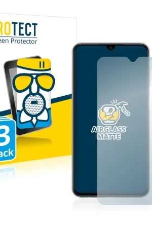 Haute Qualité 3 Pièces BROTECT AirGlass Matte Protection d'écran en verre mat pour Samsung Galaxy M23