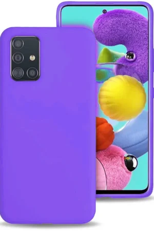 ShieldCase Coque silicone Samsung Galaxy A71 (violet foncé) Nouvelle Collection
