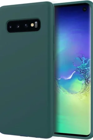 ShieldCase Coque silicone Samsung Galaxy S10 (vert) Usine Directe