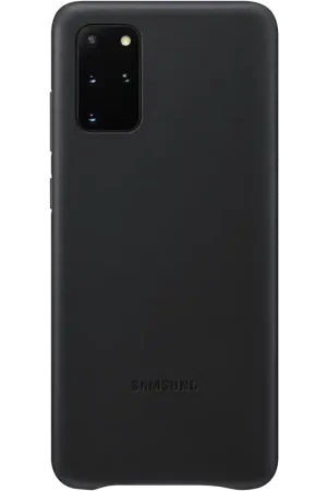 Offre Exclusive Coque Samsung pour Galaxy S20+ - en cuir noir