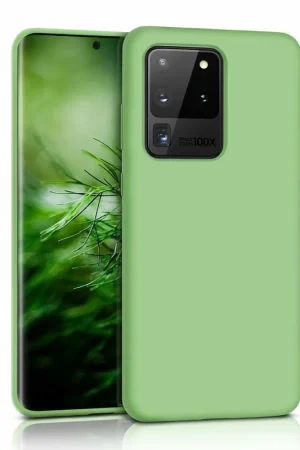 ShieldCase Coque silicone Samsung Galaxy S20 Ultra (vert clair) Haute Qualité
