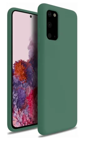 ShieldCase Coque silicone Samsung Galaxy S20 (vert foncé) Petit Prix