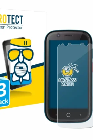 Petit Prix 3 Pièces BROTECT AirGlass Matte Protection d'écran en verre mat pour Unihertz Jelly 2