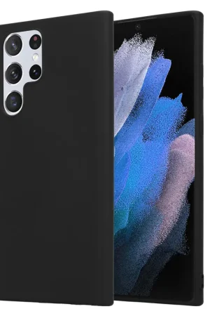 ShieldCase Coque silicone Samsung Galaxy S22 Ultra (noir) Usine Directe