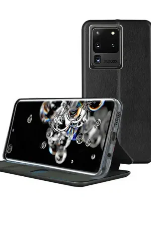 Certifié Etui folio Business avec fermeture aimantée pour Samsung Galaxy S20 ULTRA - Noir
