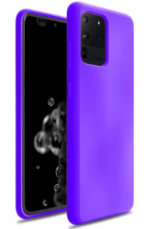 ShieldCase Coque silicone Samsung Galaxy S20 Ultra (violet foncé) Satisfait Ou Remboursé