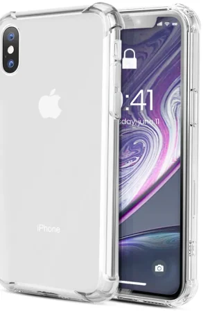 Paiement Sécurisé Shieldcase Silicone Shock coque TPU iPhone X/ Xs (transparent)