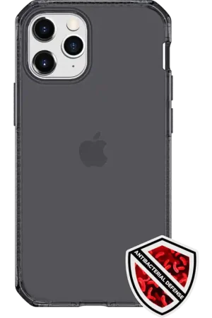 Authentique Coque Renforcée iPhone 12 / 12 Pro Spectrum Clear Grise Itskins