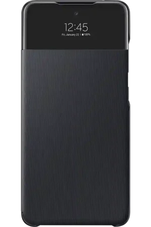 Affaire À Saisir Folio Samsung G A52 4G / A52 5G S View Cover Noir Samsung