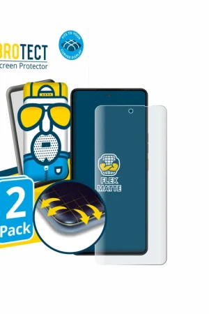 Offre Exclusive 2 Pièces BROTECT Flex Matte Full-Cover Protection d'écran intégral mat pour Gigaset GS6 Pro