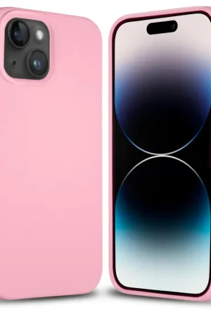 Seulement Aujourd’hui Coverzs Coque silicone solide iPhone 14 Plus (rose clair)