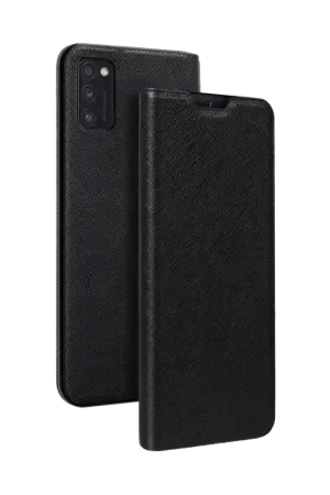 Folio Samsung Galaxy A41 Stand Noir Commander Maintenant