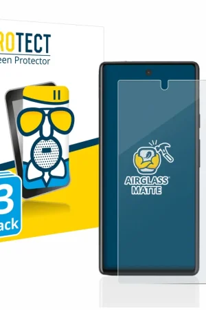 3 Pièces BROTECT AirGlass Matte Protection d'écran en verre mat pour Google Pixel 6a Prix Cassé