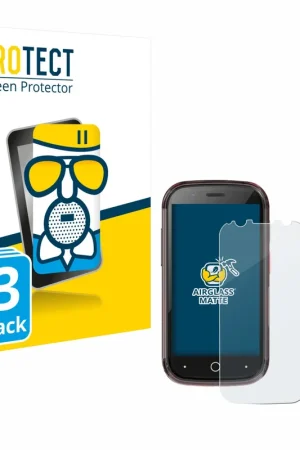 Prix Réduit 3 Pièces BROTECT AirGlass Matte Protection d'écran en verre mat pour Unihertz Jelly Star
